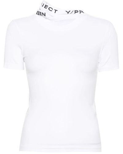 Y. Project Evergreen Triple-Collar T-Shirt - White