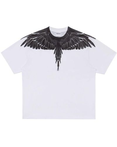 Marcelo Burlon Icon Wings-Print Cotton T-Shirt - White