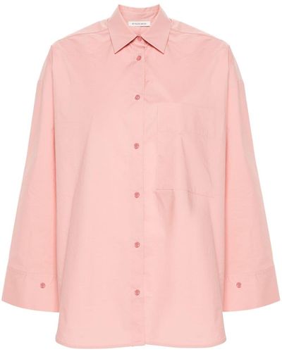 By Malene Birger Long-Sleeve Cotton Shirt - Pink