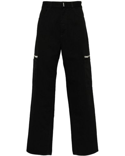 Givenchy Cargo Denim Pants - Black