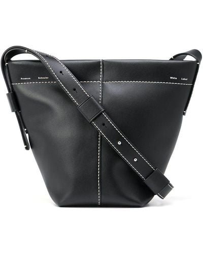 Proenza Schouler Proenza Schouler Label Mini Barrow Leather Bucket Bag - Black
