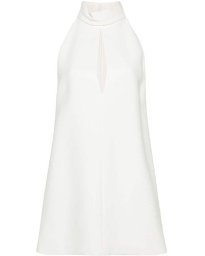 Tom Ford Halterneck Mini Dress - White