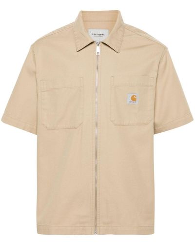 Carhartt Sandler Cotton-Blend Shirt - Natural