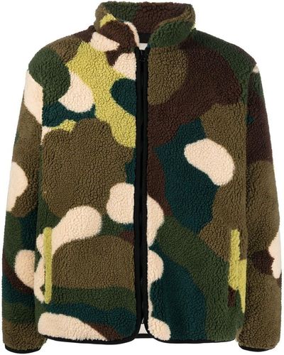 Kidsuper Multicolor Fleece Jacket - Green