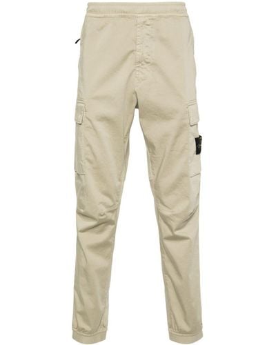Stone Island Compass-Badge Cargo Trousers - Natural