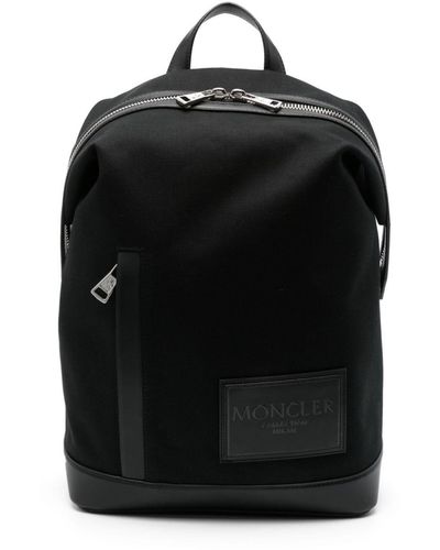 Moncler Alanah Logo-Patch Backapack - Black