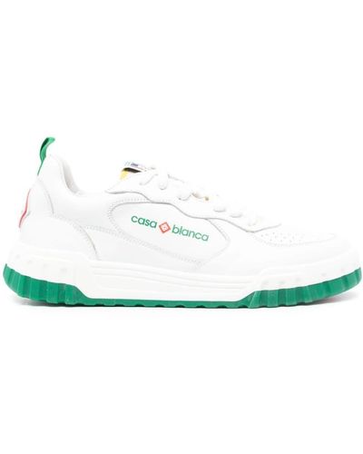 Casablancabrand Court Leather Sneakers - White
