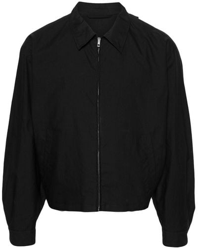 Lemaire Zip-Up Jacket - Black
