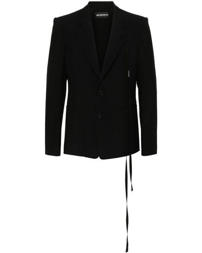 Ann Demeulemeester Serge Tailored Blazer - Black