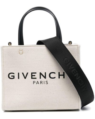 Givenchy Logo-Print Tote Bag - Natural