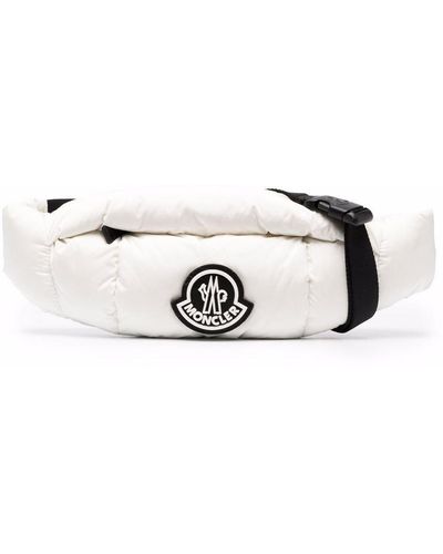 Moncler Logo Patch Belt Bag - White