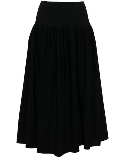 CFCL Rivulet Flared Skirt - Black