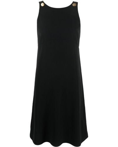 Givenchy Button-Detail Sleeveless Dress - Black