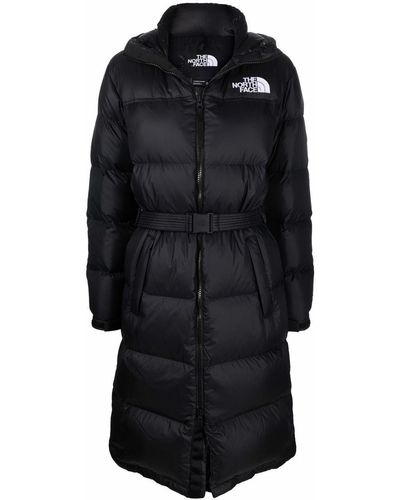 The North Face Nuptse Belted Padded Coat - Black