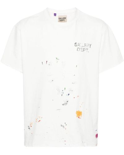 GALLERY DEPT. Boardwalk Paint-Splatter T-Shirt - White