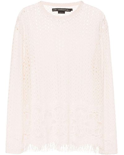 ANDERSSON BELL Lace Long-Sleeve T-Shirt - Pink