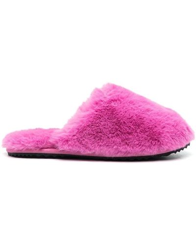 Apparis Faux-fur Slippers - Pink