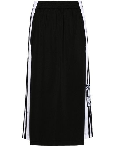 adidas Adibreadk 3-Stripes Midi Skirt - Black