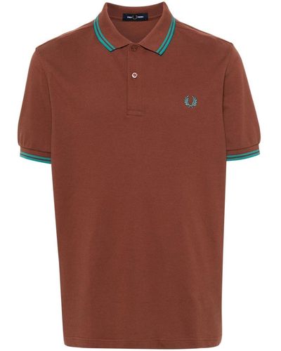 Fred Perry Embroidered-Logo Polo Shirt