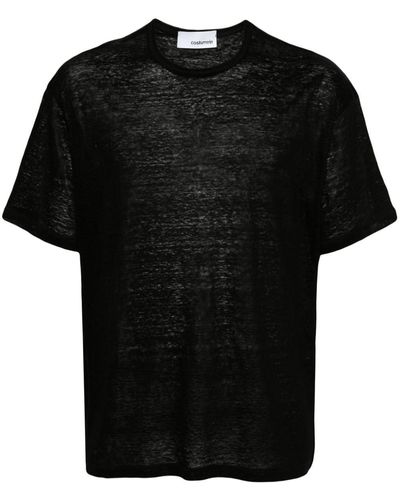 Costumein Short-Sleeve Cotton T-Shirt - Black