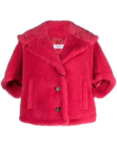 Max Mara Short-sleeved Wool Jacket - Pink