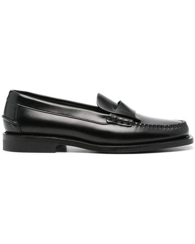 Hereu Sineu Leather Loafers - Black