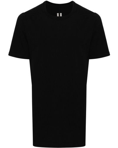 Rick Owens Panelled Cotton T-Shirt - Black
