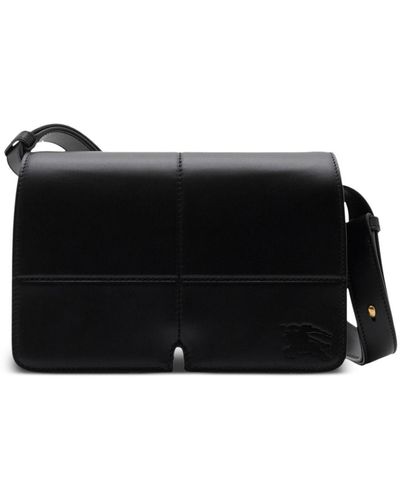Burberry Snip Leather Crossbody Bag - Black