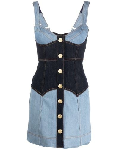 Alice McCALL Poolside Denim Mini Dress - Blue