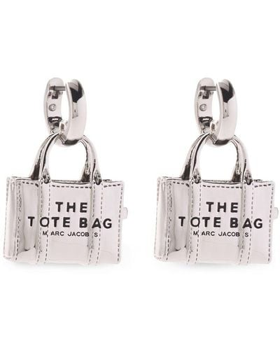 Marc Jacobs The Tote Bag Earrings - Metallic