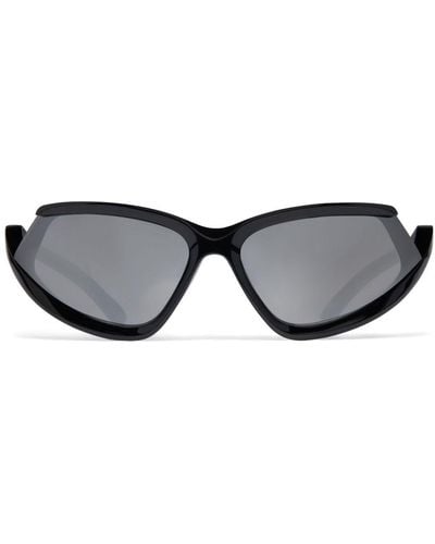 Balenciaga Side Xpander Cat Sunglasses - Black