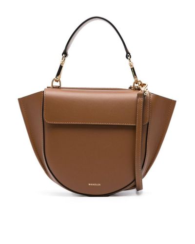 Wandler Small Hortensia Leather Bag - Brown