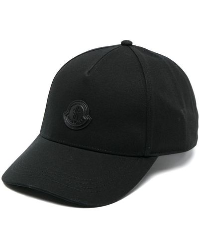 Moncler Logo-Patch Baseball Cap - Black