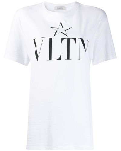 Valentino Vltn Star Logo Oversized T-shirt - White
