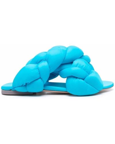 Sebastian Milano Untangled Flat Sandals - Blue