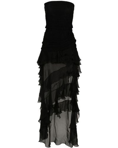 Blumarine Asymmetric-Design Dress - Black