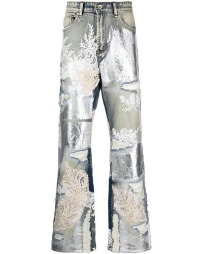Who Decides War Affinity Straight-Leg Jeans - Gray
