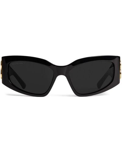 Balenciaga Bossy Cat-Eye Frame Sunglasses - Black