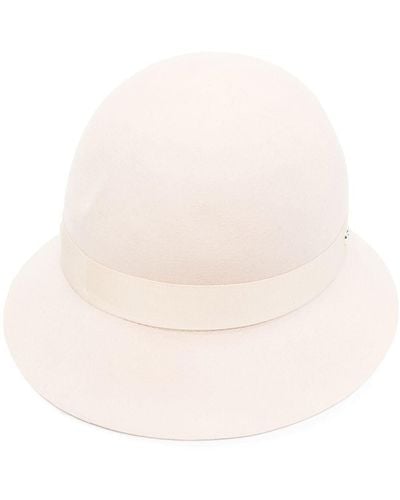 Helen Kaminski Ribbon-Trim Felt Sun Hat - White
