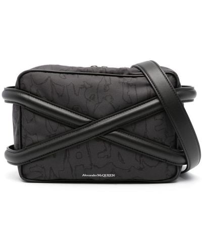 Alexander McQueen The Harness Zipped Camera Bag - Black