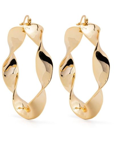 Cult Gaia Yael Hoop Earrings - Metallic