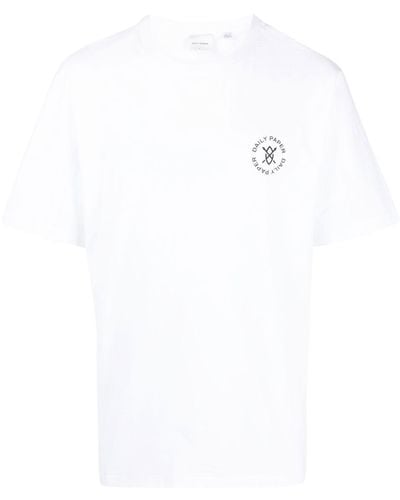 Daily Paper Logo-Print Cotton T-Shirt - White