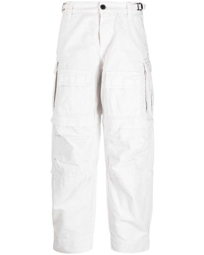 DARKPARK Julia Ripstop Cargo Trousers - White