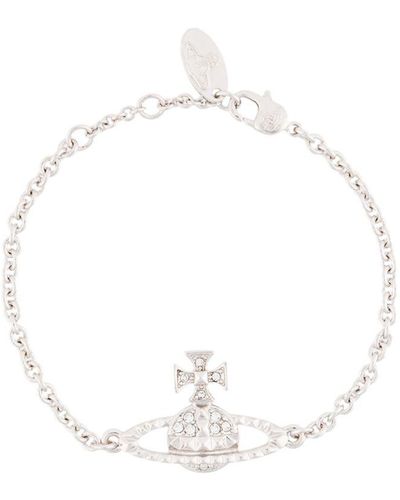 Vivienne Westwood Mayfair Bas Relief Bracelet - White
