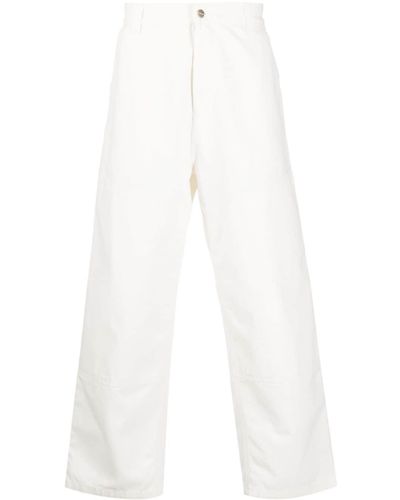 Carhartt Wide-Panel Cotton Trousers - White