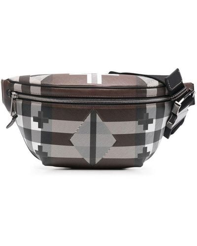 Burberry Check-pattern Belt Bag - Brown