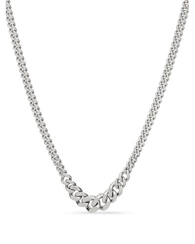 Tom Wood Recycled- Dean Chain Necklace - Metallic