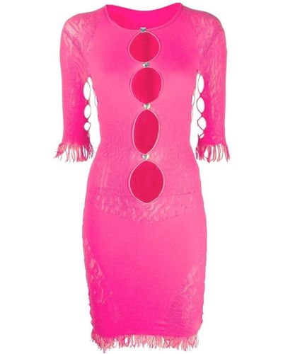 Poster Girl Miranda Cut-out Mini Dress - Pink