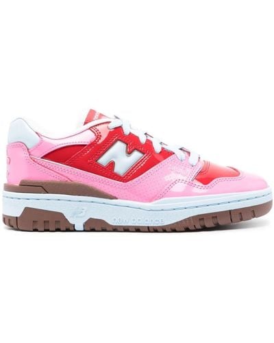 New Balance 550 Contrast Sneakers - Pink