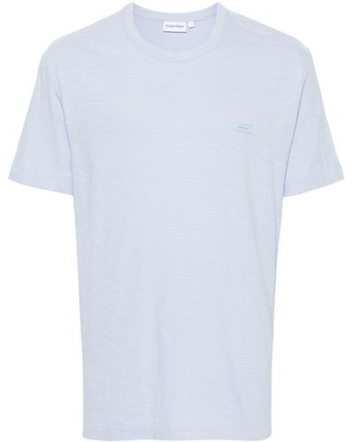 Calvin Klein Logo-Detail T-Shirt - White